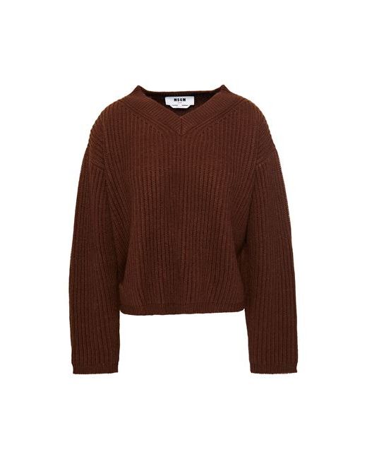 Msgm Sweater Cocoa Acrylic Wool Alpaca wool