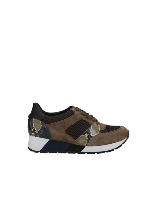 Longchamp Sneakers Military Soft Leather Textile fibers