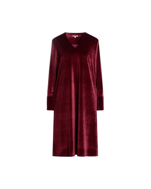 Brian Dales Midi dress Burgundy Polyester