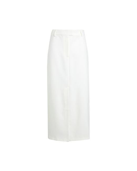 TopShop Long skirt Ivory Polyester