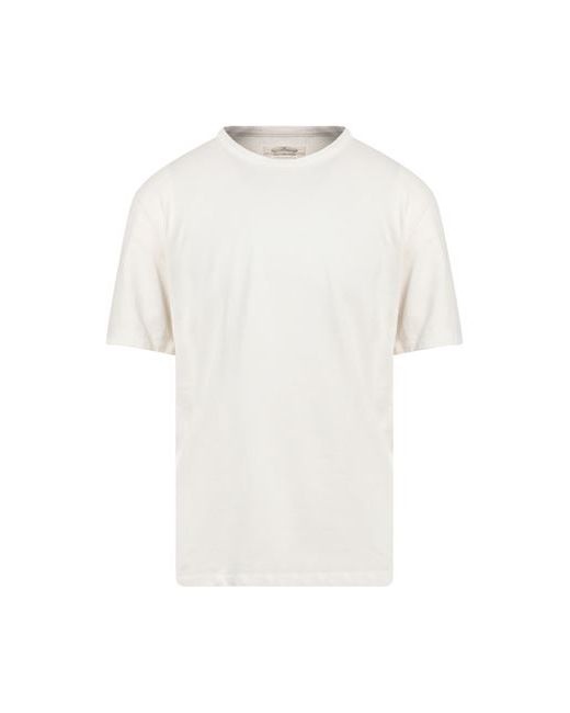 Tela Genova Man T-shirt Ivory Organic cotton