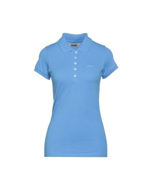 Diadora Polo shirt Azure Cotton