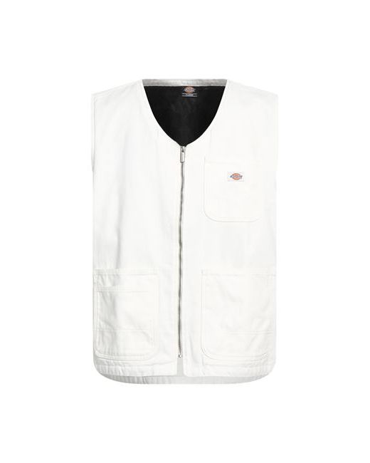 Dickies Man Jacket Ivory Cotton Polyester
