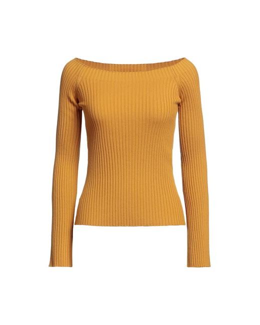 Chloé Sweater Mustard Wool Cashmere Polyamide Elastane