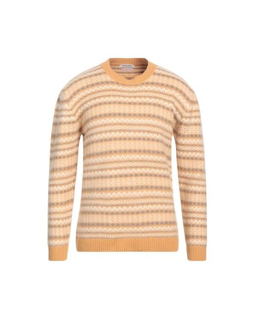 Daniele Fiesoli Man Sweater Apricot Cashmere Merino Wool