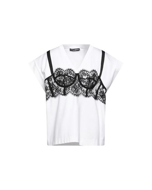 Dolce & Gabbana T-shirt Cotton Polyamide Silk Viscose Elastane