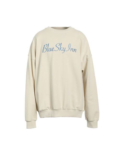 Blue Sky Inn Man Sweatshirt Cream Cotton