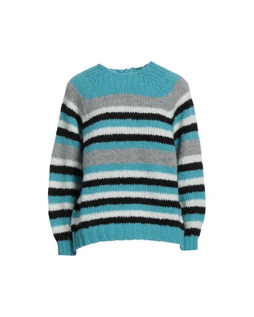 Crochè Sweater Sky Acrylic Mohair wool Wool Polyamide