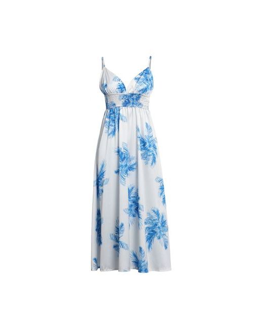 Berna Long dress Azure Polyester