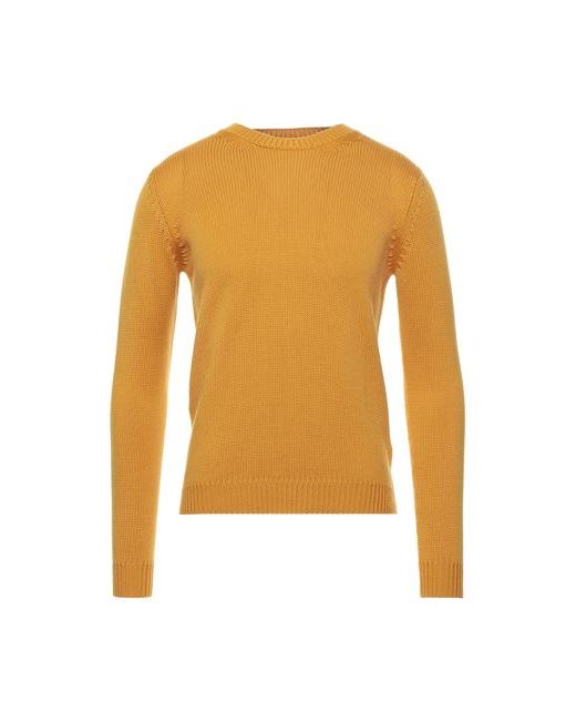 Roberto Collina Man Sweater Ocher Merino Wool
