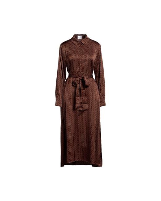 Anonyme Designers Long dress Camel Polyester