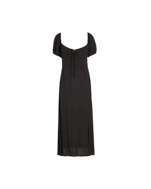 8 by YOOX Viscose Puff-sleeve Midi Dress dress