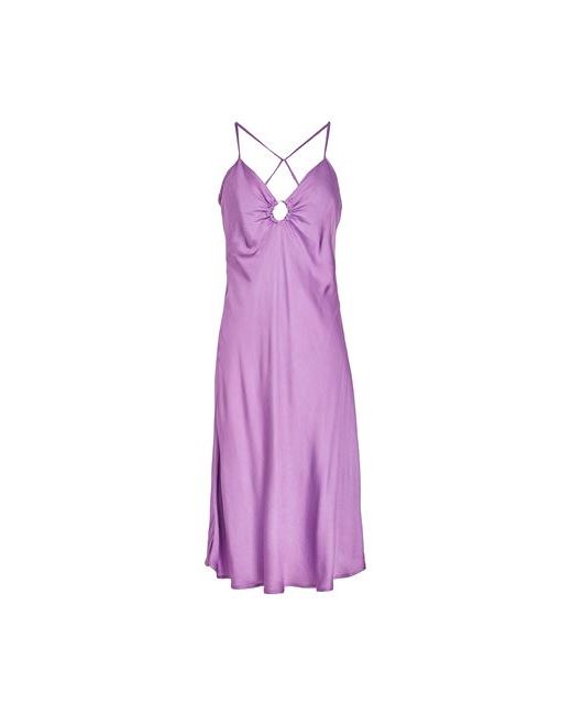 8 by YOOX Viscose Mini Slip Dress Short dress Mauve