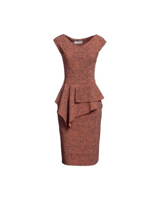 Chiara Boni La Petite Robe Midi dress Rust Polyamide Elastane