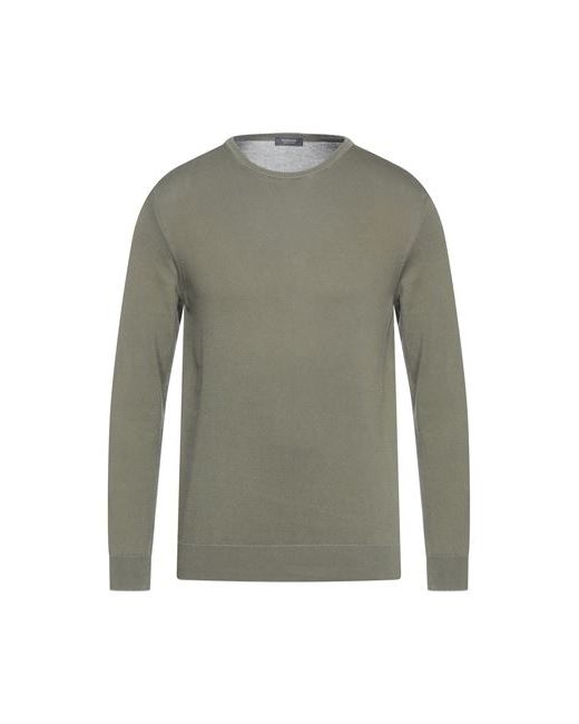 Rossopuro Man Sweater Military Cotton