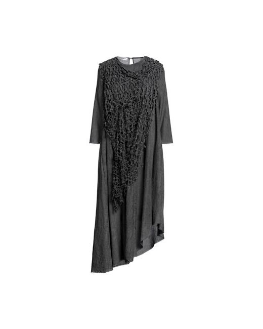 Un-Namable Midi dress Lead Wool Silk