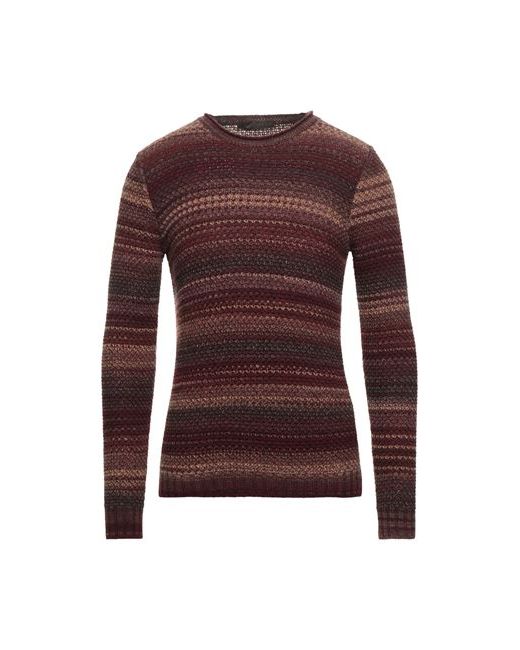Jeordie's Man Sweater Brick Merino Wool Acrylic
