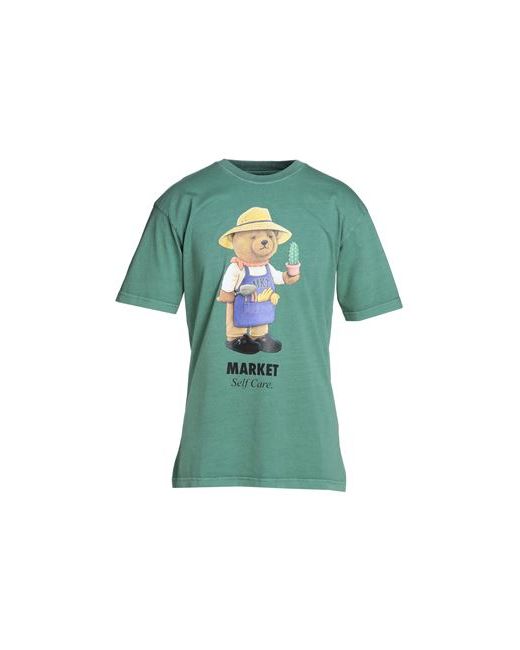 market Botanical Bear T-shirt Man Cotton