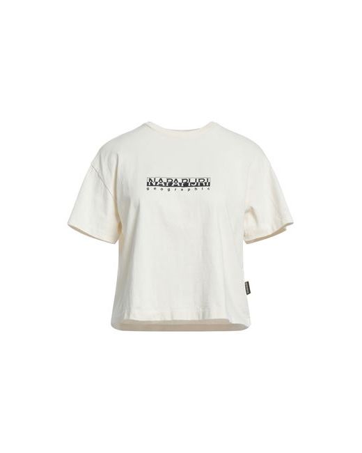 Napapijri T-shirt Ivory Cotton