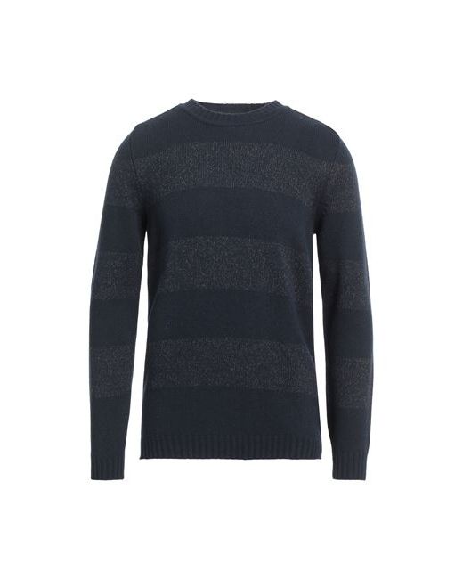 Seventy Sergio Tegon Man Sweater Midnight Wool Viscose Polyamide Cashmere Cotton