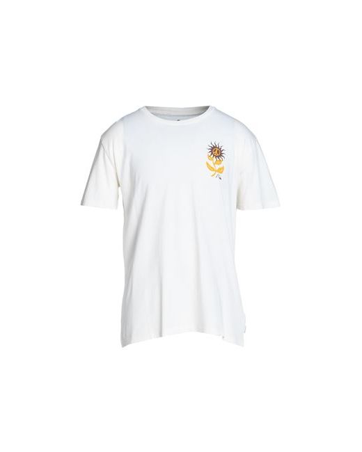 Quiksilver Qs T-shirt Sun Bloom Ss Man Cream Organic cotton