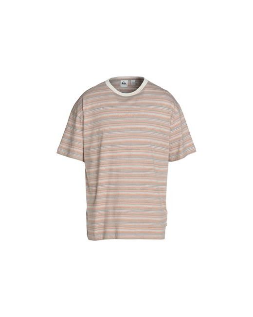 Quiksilver Qs T-shirt Port Sol Tee Man Light brown Cotton