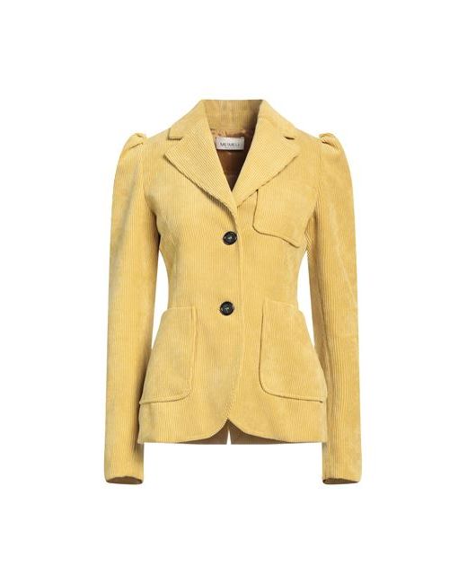 Meimeij Suit jacket Ocher Polyester Polyamide Elastane Acetate