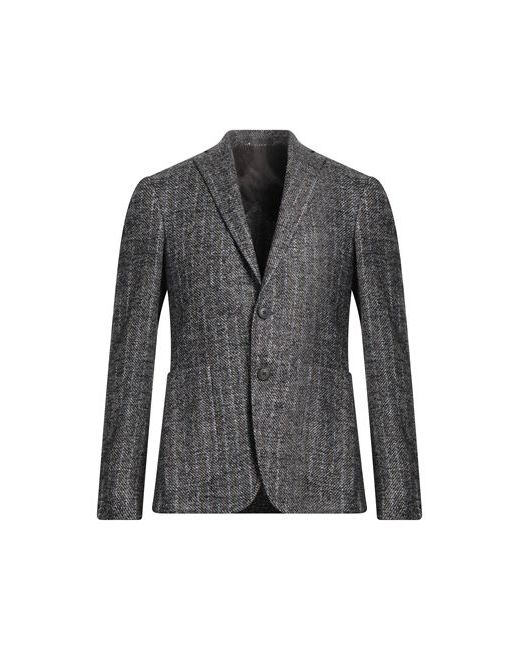 Lab. Pal Zileri Man Suit jacket Dark Wool Silk Polyamide