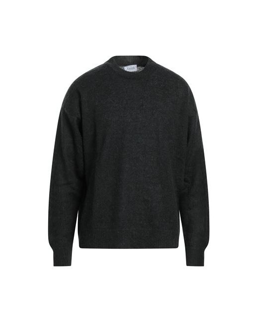 Amish Man Sweater Steel Acrylic Mohair wool Polyamide