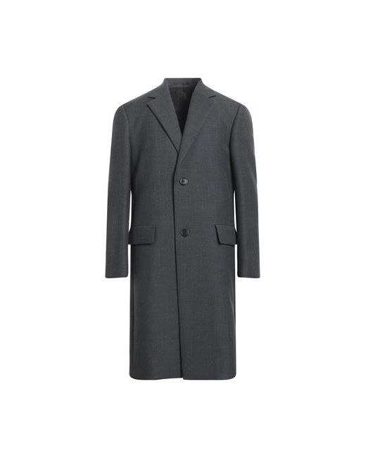 Theory Man Overcoat Lead Wool Recycled polyester