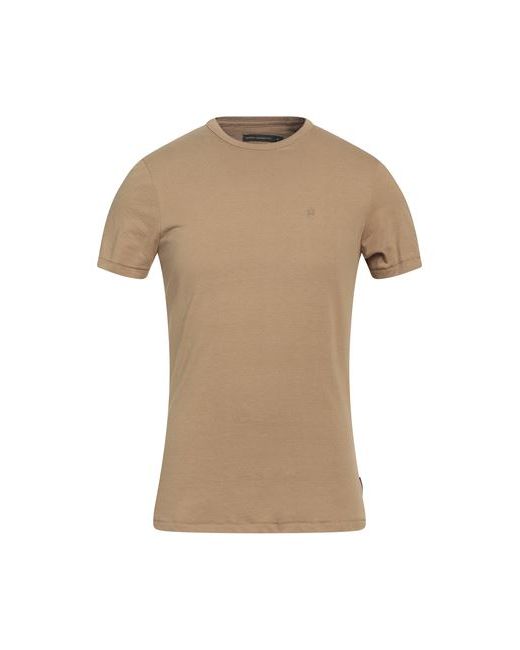 French Connection Man T-shirt Camel Cotton