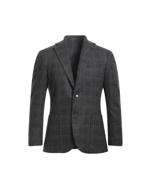 Herman & Sons Man Suit jacket Steel Viscose Nylon Elastane