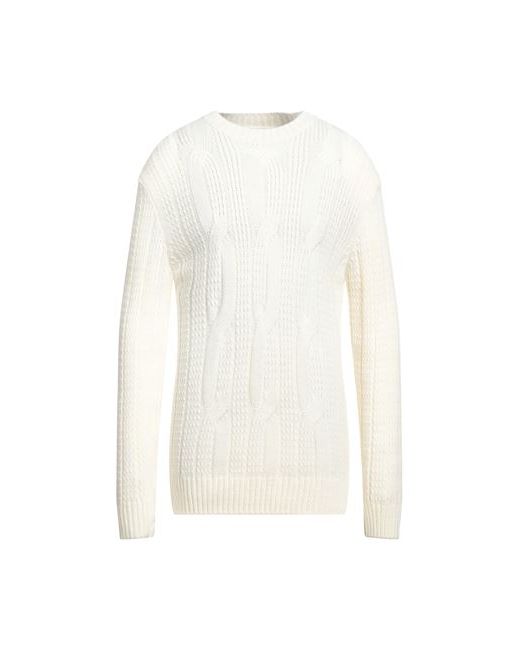 Stilosophy Man Sweater Ivory Acrylic Wool Viscose Alpaca wool