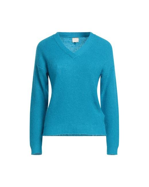 Siste'S Sweater Azure Acrylic Nylon Mohair wool