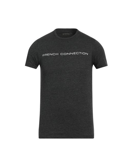 French Connection Man T-shirt Steel Cotton Polyester