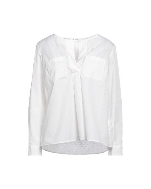 Aglini Blouse Ivory Cotton Polyester Polyimide