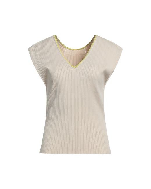 Semicouture Sweater Light brown Viscose Polyester