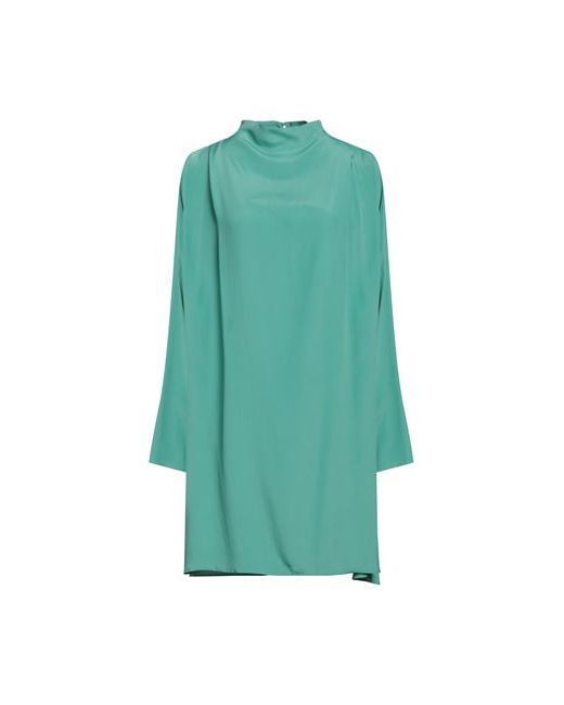 Ottod'ame Short dress Emerald Acetate Silk