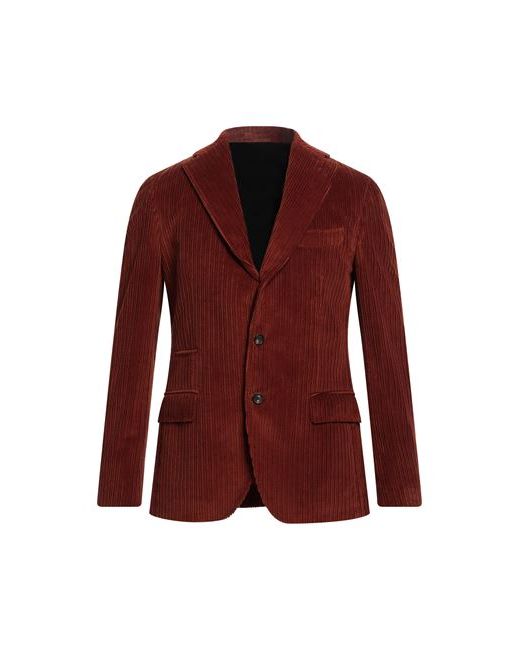 Eleventy Man Suit jacket Rust Cotton Cashmere