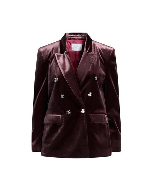 Soallure Suit jacket Cocoa Polyester Elastane