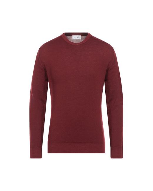 Exte Man Sweater Burgundy Merino Wool