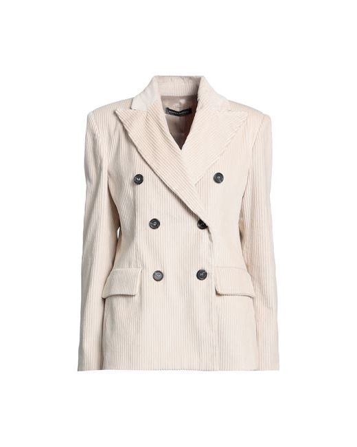 Sandro Ferrone Suit jacket Cream Cotton