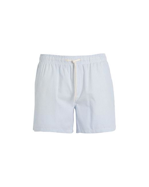 Selected Homme Man Swim trunks Sky Recycled polyester Cotton