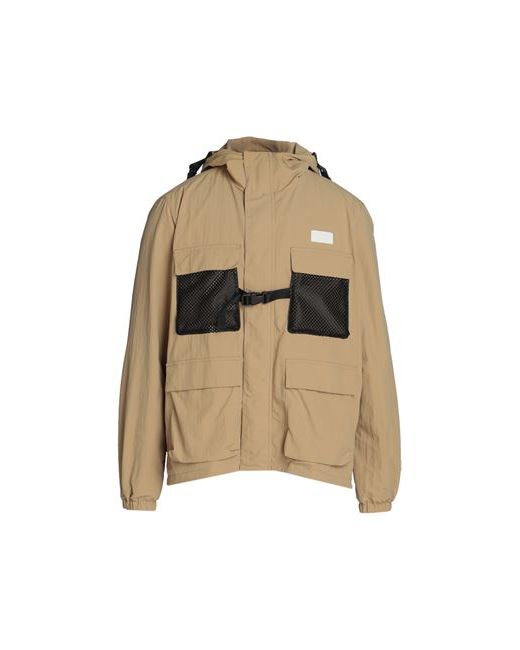 Lc23 Nylon Technical Jacket Man Camel Polyamide