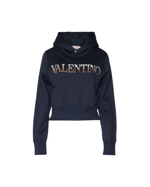 Valentino Sweatshirt Midnight Cotton Polyamide Elastane