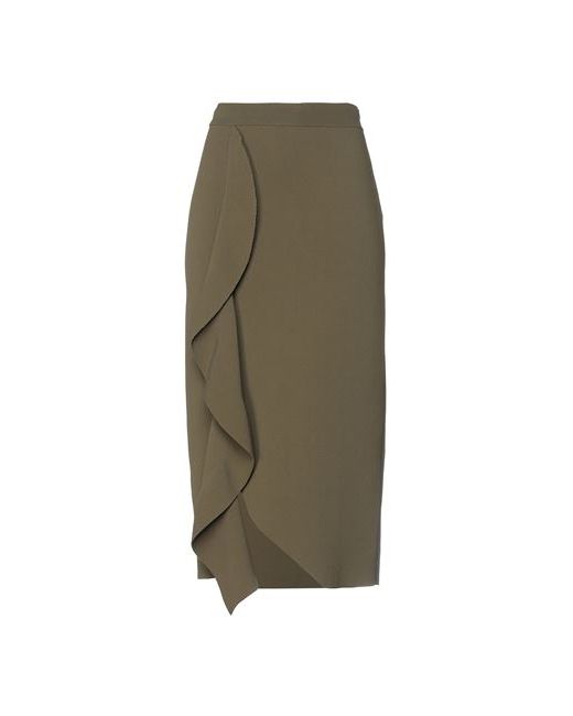 Alexander McQueen Midi skirt Military Viscose Polyester Polyamide Elastane