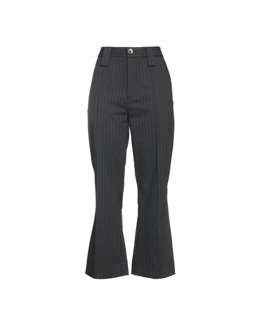 Ganni Pants Steel Recycled polyester Viscose Elastane Polyester