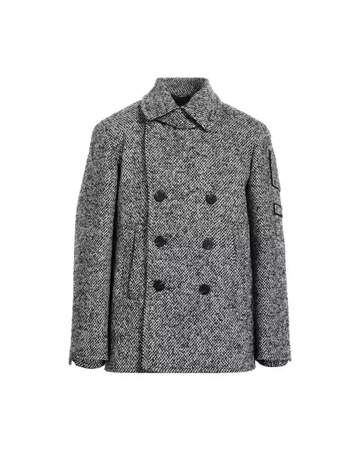 Neil Barrett Man Coat Acrylic Wool Polyester Alpaca wool Cotton