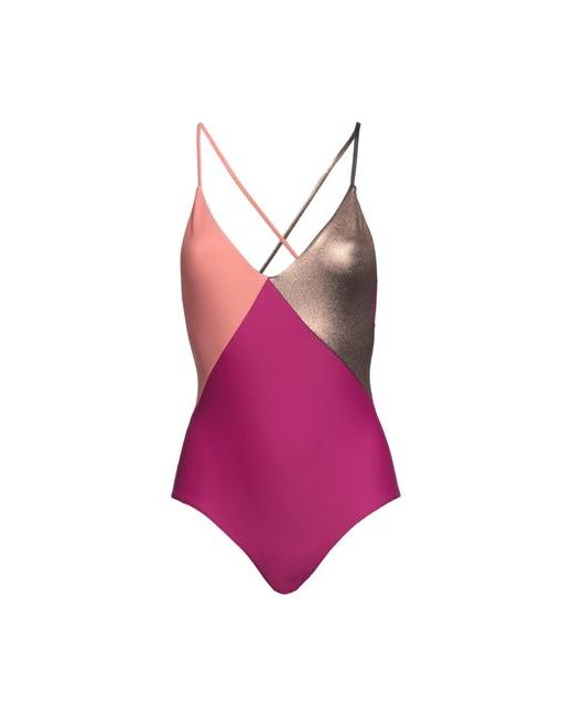 Albertine One-piece swimsuit Mauve Recycled polyamide Elastane Polyamide