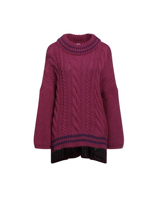 Haveone Sweater Mauve Acrylic Wool Viscose Alpaca wool